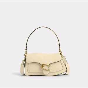 Coach Twisted Tabby Shoulder Bag in Moonlight Butter Yellow